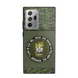 DH Personalized Canadian Soldier/Veterans Phone Case Printed HQ2707