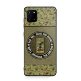 DH Personalized Australian Soldier/Veterans Phone Case Printed HQ2707