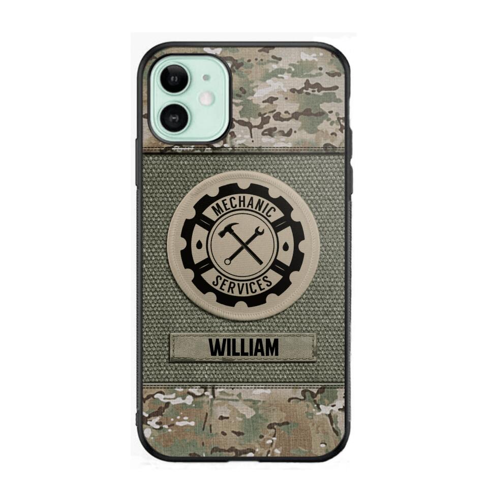 DH Personalized Mechanic Phone Case Printed DT2707