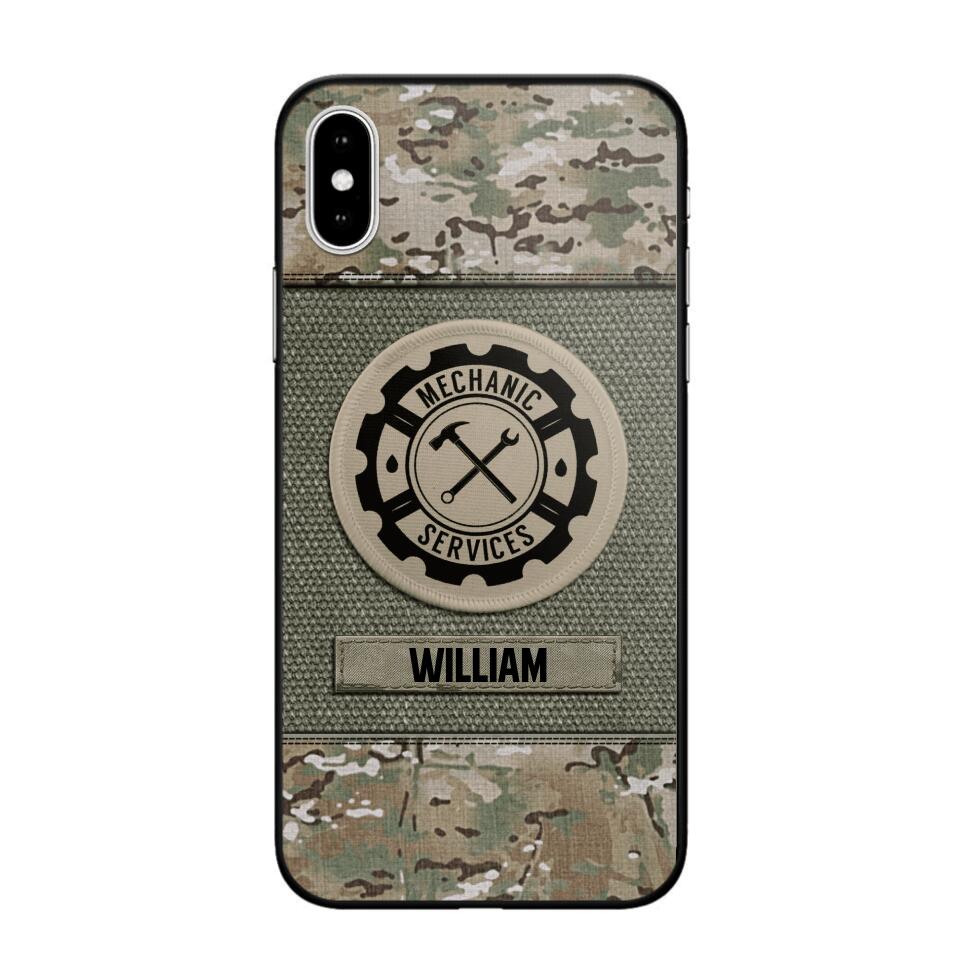 DH Personalized Mechanic Phone Case Printed DT2707