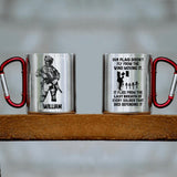 Personalized Canadian Veterans/Soldier Carabiner Mug Printed 22JUY-DT28