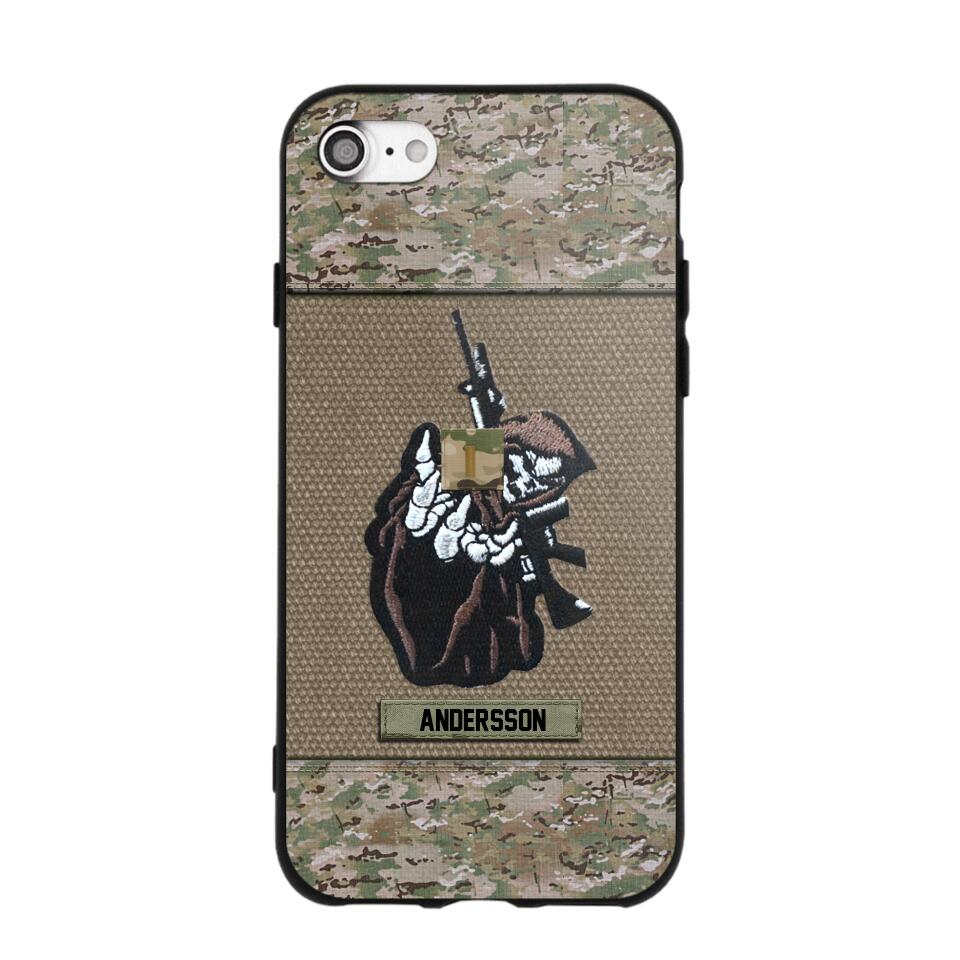 Personalized U.S Soldier/Veterans Phone Case Printed 22JUY-HQ28