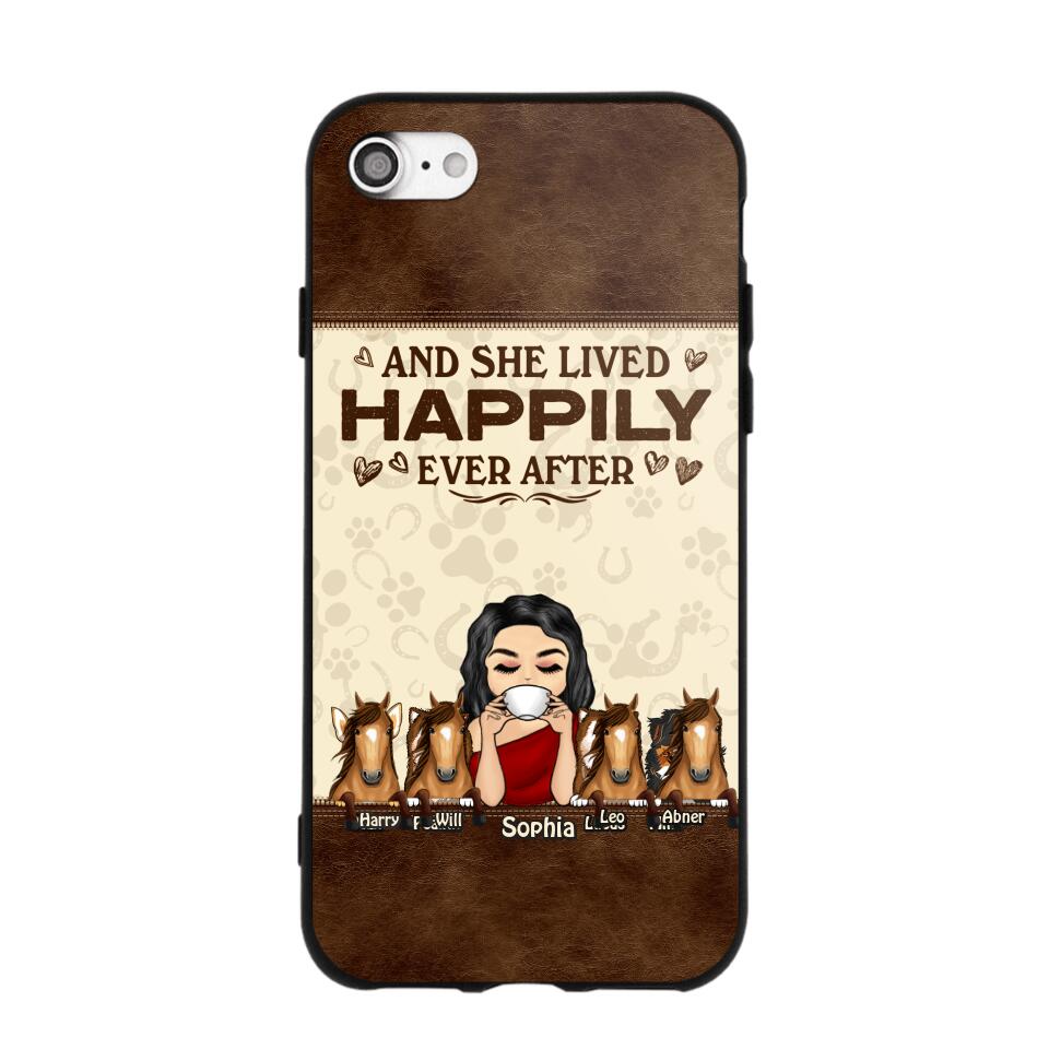 Personalized And She Lived Happily Ever After  Phone Case Printed NQDT2907