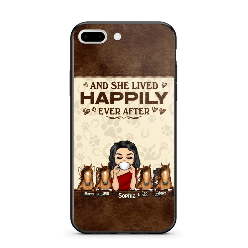 Personalized And She Lived Happily Ever After  Phone Case Printed NQDT2907