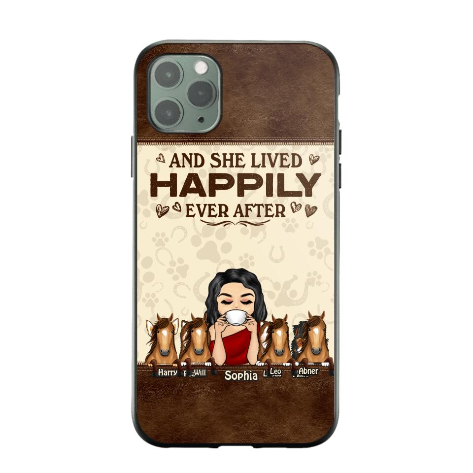 Personalized And She Lived Happily Ever After  Phone Case Printed NQDT2907