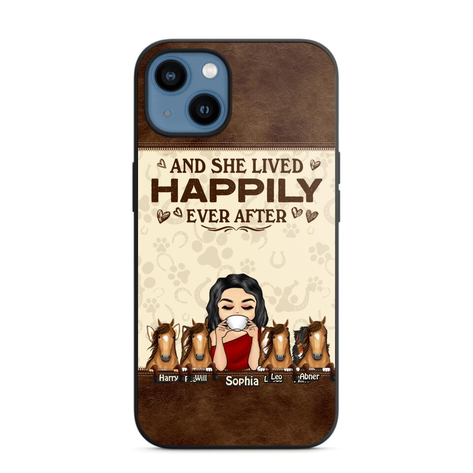 Personalized And She Lived Happily Ever After  Phone Case Printed NQDT2907