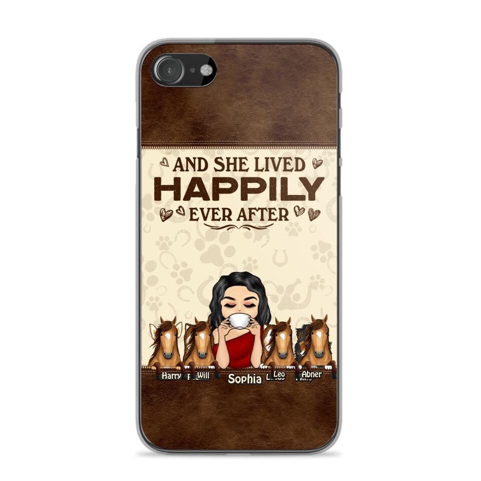 Personalized And She Lived Happily Ever After  Phone Case Printed NQDT2907