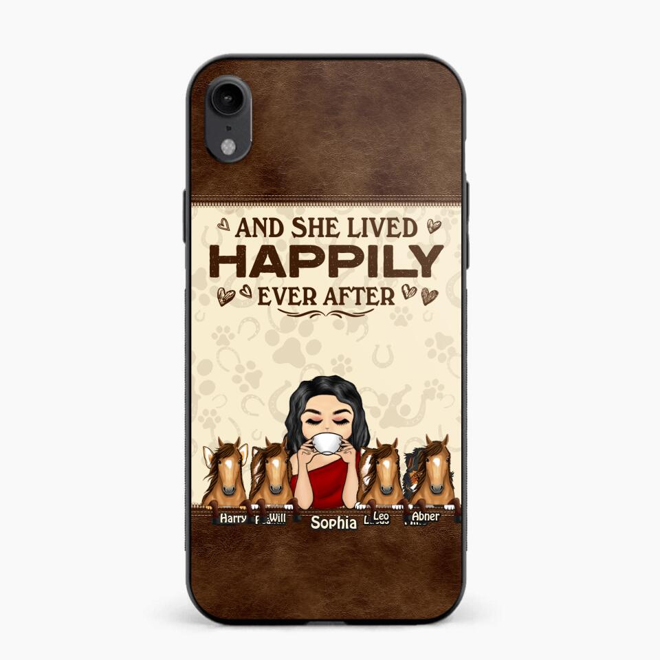 Personalized And She Lived Happily Ever After  Phone Case Printed NQDT2907
