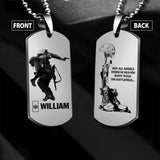 DH Personalized Canadian Veterans/Soldier Necklaces Printed HC2907