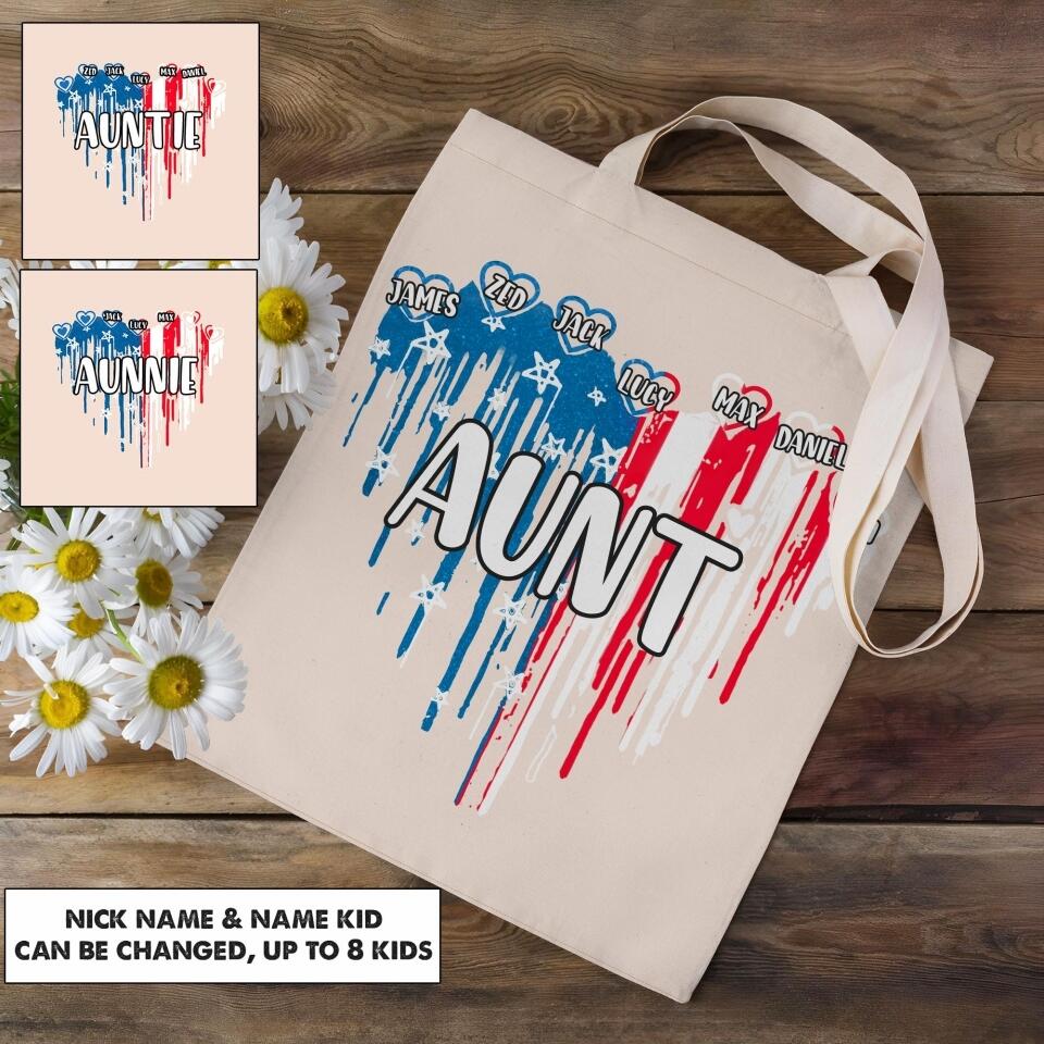 Personalized Aunt Kid Tote Bag Printed 22JUY-HQ29
