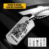 Personalized Irish Soldier Dog Tag Printed 22JUY-HY29