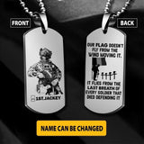 Personalized Belgian Soldier/Veterans Necklaces Printed 22JUY-HY28