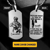 Personalized Mexican Soldier/Veterans Necklaces Printed 22JUY-HY28