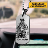 Personalized Canadian Soldier/Veterans Car Hanging Printed 22AUG-HY01