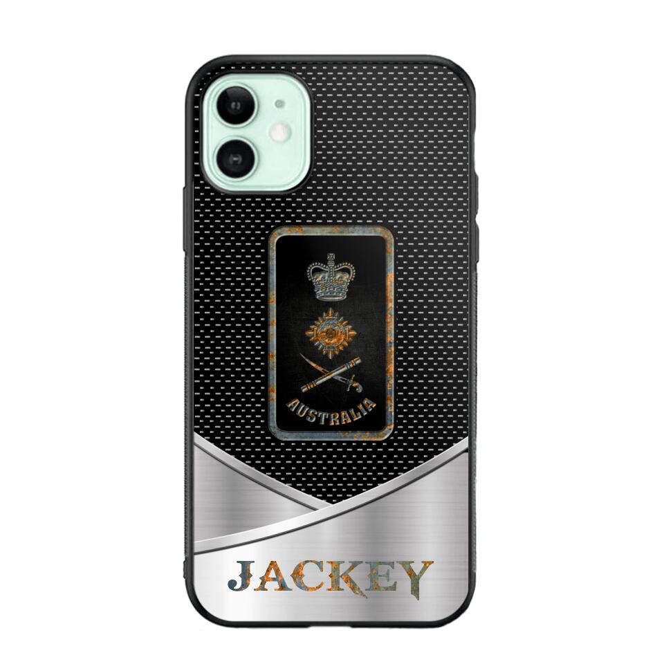 Personalized Australian Veteran/ Solider Phonecase QTDT0208