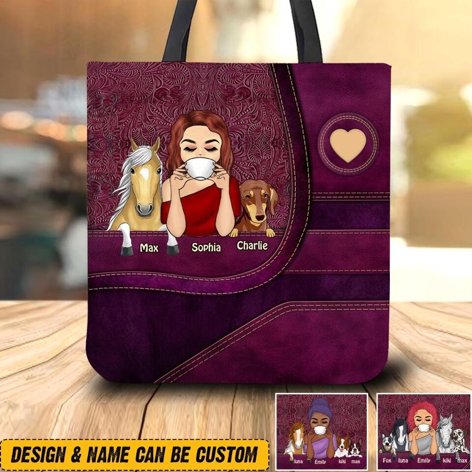 Personalized Pet Custom Tote Bag Printed NQHQ0308