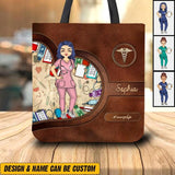 Personalized Nurse Life Tote Bag Printed NQHQ0308