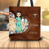 Personalized Nurse Life Tote Bag Printed NQHQ0308