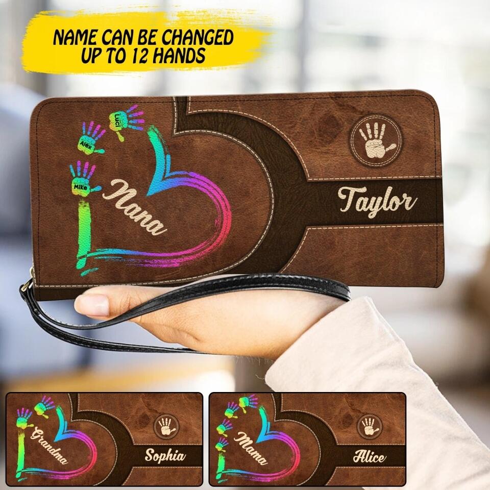Personalized Kids Custom Name Woman Clutch Purse NQHY0308