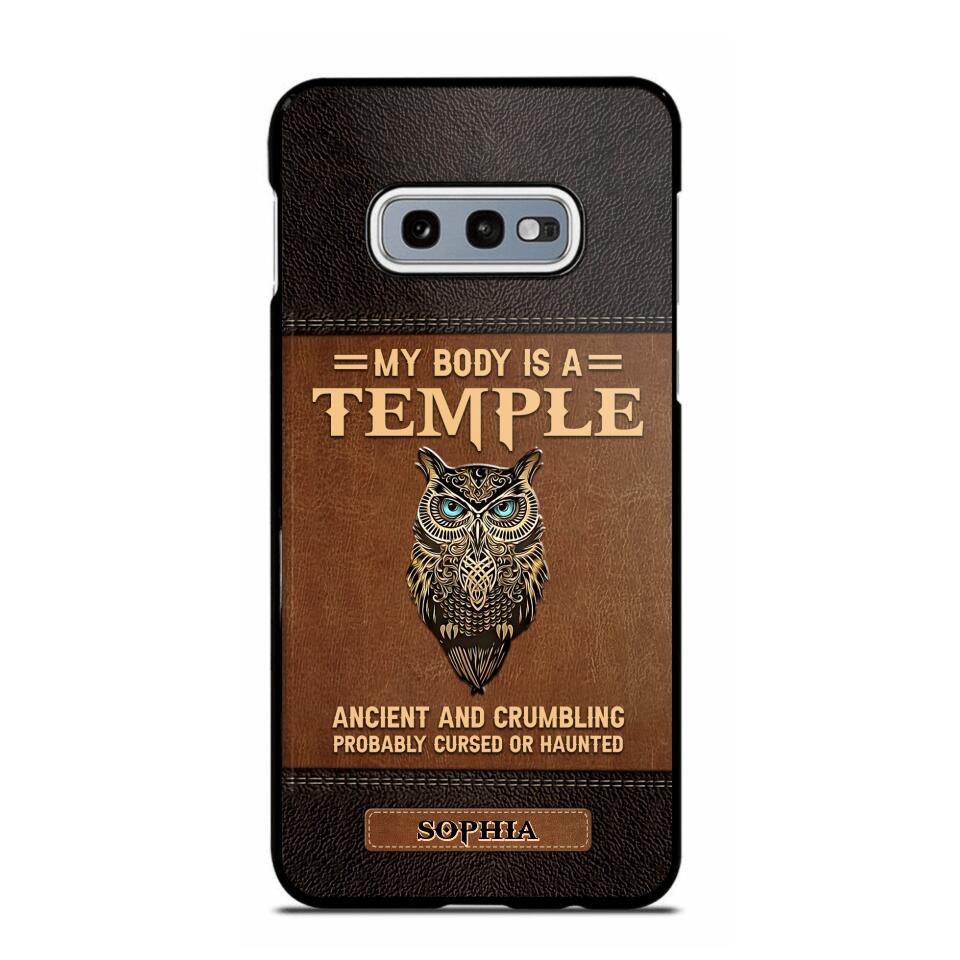 Personalized My Body Is A Temple Phone Case Printed NQVQ0808