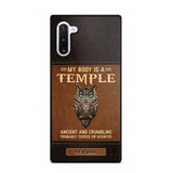 Personalized My Body Is A Temple Phone Case Printed NQVQ0808