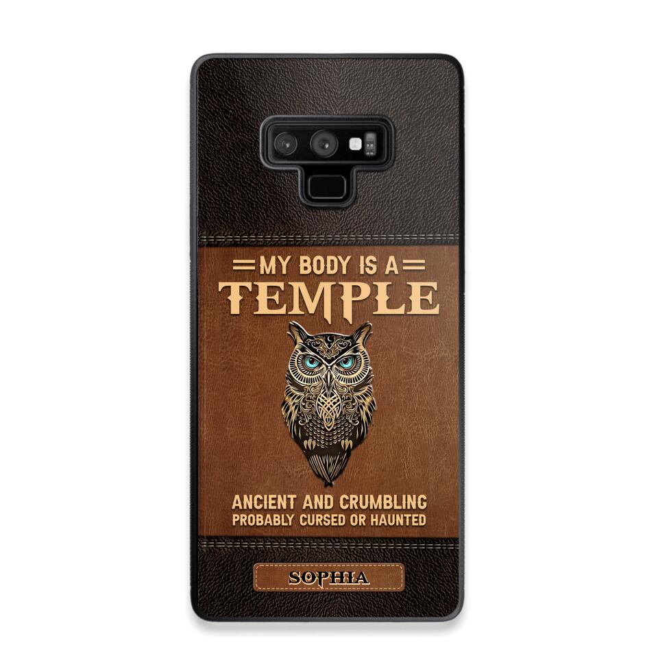 Personalized My Body Is A Temple Phone Case Printed NQVQ0808