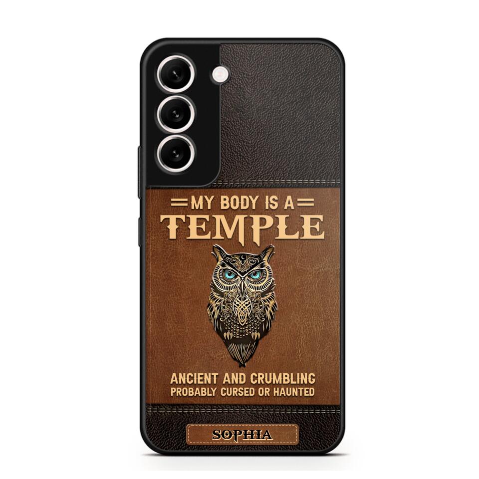 Personalized My Body Is A Temple Phone Case Printed NQVQ0808