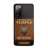 Personalized My Body Is A Temple Phone Case Printed NQVQ0808