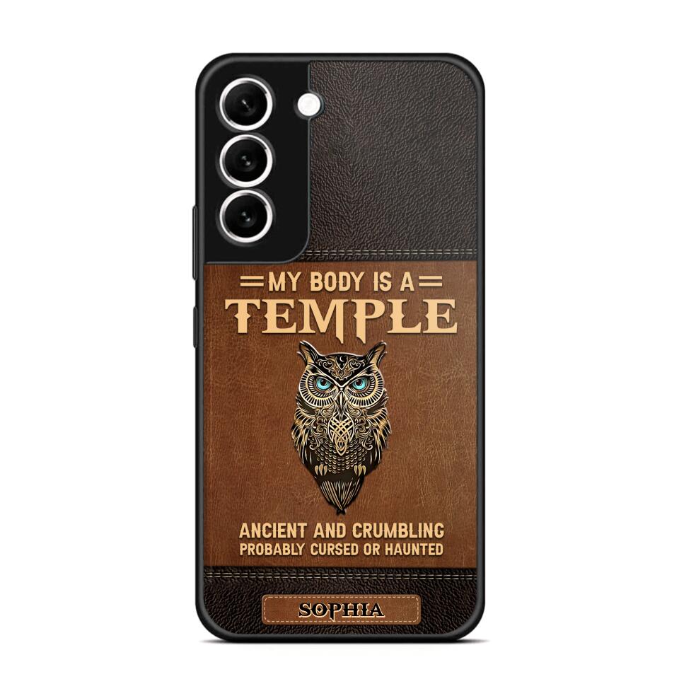 Personalized My Body Is A Temple Phone Case Printed NQVQ0808
