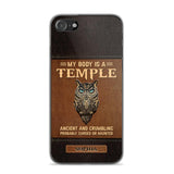 Personalized My Body Is A Temple Phone Case Printed NQVQ0808