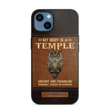 Personalized My Body Is A Temple Phone Case Printed NQVQ0808