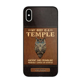 Personalized My Body Is A Temple Phone Case Printed NQVQ0808