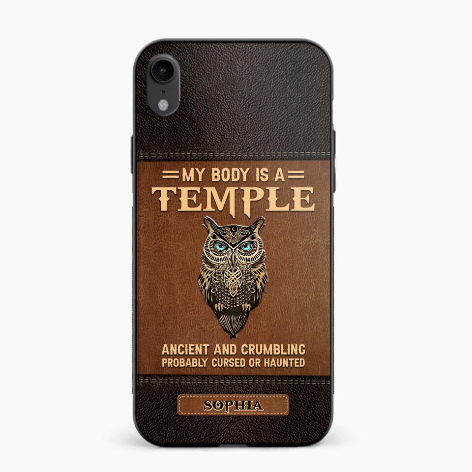 Personalized My Body Is A Temple Phone Case Printed NQVQ0808