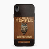 Personalized My Body Is A Temple Phone Case Printed NQVQ0808