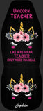 Personalized Unicorn Teacher Car Seat Covers 3D Printed 22AUG-HQ09