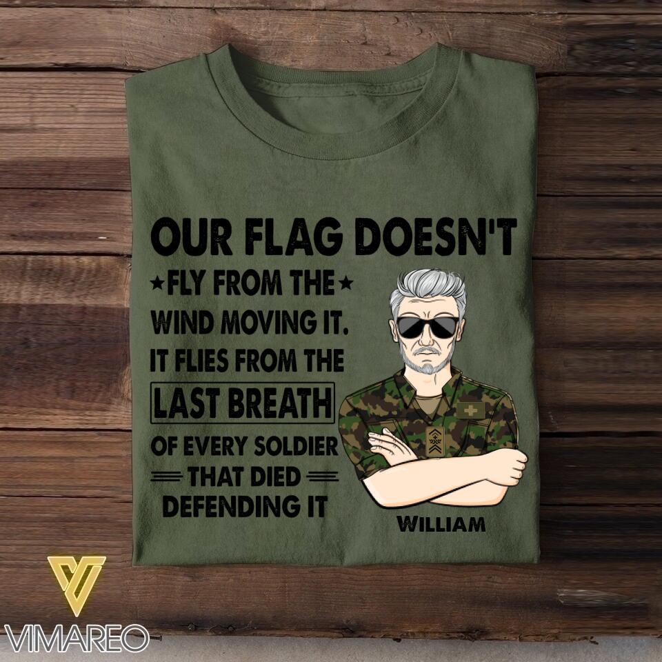 Personalized Swiss Veteran/Soldier Tshirt Printed 22AUG-HY10