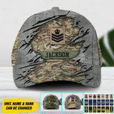 Personalized British Veteran/ Solider Peaked Cap 3D Printed 22AUG-DT13