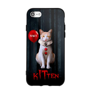 Personalized Halloween Kitten Upload Photo Phonecase Printed QTDT1308