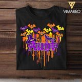Personalized Halloween Aunt Or Grandma Kid Name Tshirt Printed QTDT1708
