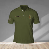 Personalized Australian Veteran/ Solider Rank Polo Shirts 3D Printed QTVQ1708