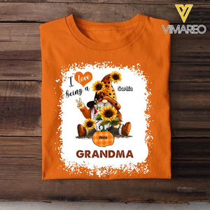 Personalized I love being Grandma Tshirt Printed QTMA2708