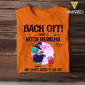 Personalized I have a witch grandma Halloween Kid Tshirt Printed QTDT3008