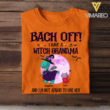 Personalized I have a witch grandma Halloween Kid Tshirt Printed QTDT3008