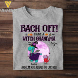 Personalized I have a witch grandma Halloween Kid Tshirt Printed QTDT3008