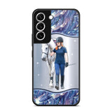 Personalized Horse Lover Colorful Sparkling Case Printed 22AUG-HY31