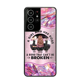 Personalized A Girl And Her Dogs A Bond That Can't Be Broken Phone Case Printed NQVQ0809