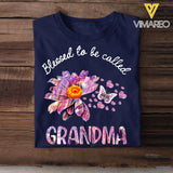 Personalized Bleessed To Be Called Grandma Sparkling Color Great Tshirt Printed 22SEP-HQ16