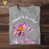 Personalized Bleessed To Be Called Grandma Sparkling Color Great Tshirt Printed 22SEP-HQ16