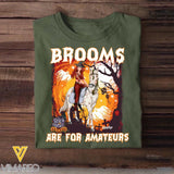 Personalized Brooms Are For Amateurs Horse Riding Tshirt Printed QTDT2109