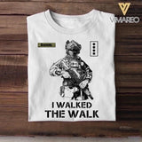 Personalized Danish Veteran/Soldier Tshirt Printed 22OCT-HY12